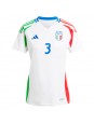 Billige Italia Federico Dimarco #3 Bortedrakt Dame EM 2024 Kortermet